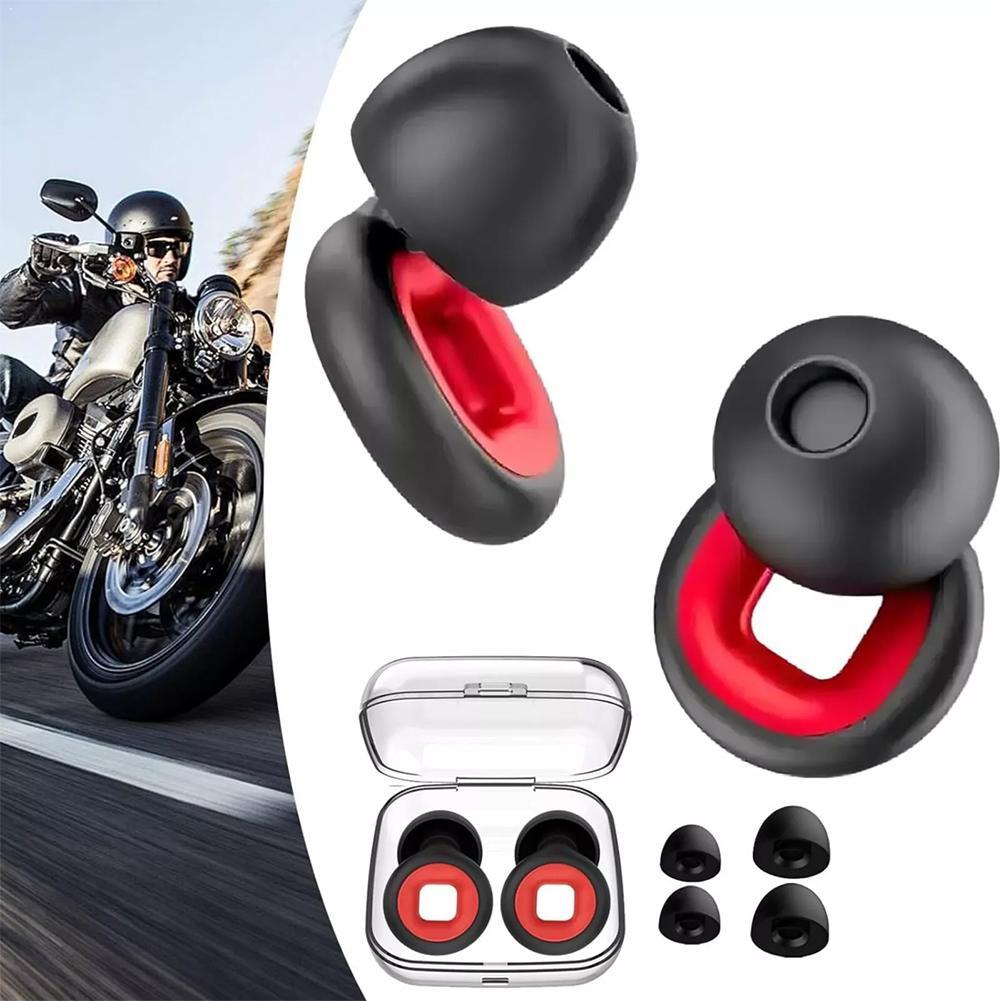 Noise Isolating Pad - Motorcycle 27dB Noise Reduction Earplugs Comfortable