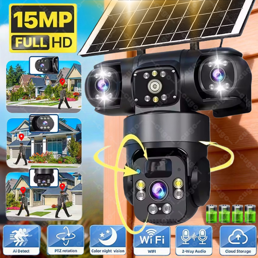 Home Cinema Screen - V380 3 Screen 3 Lens WIFI