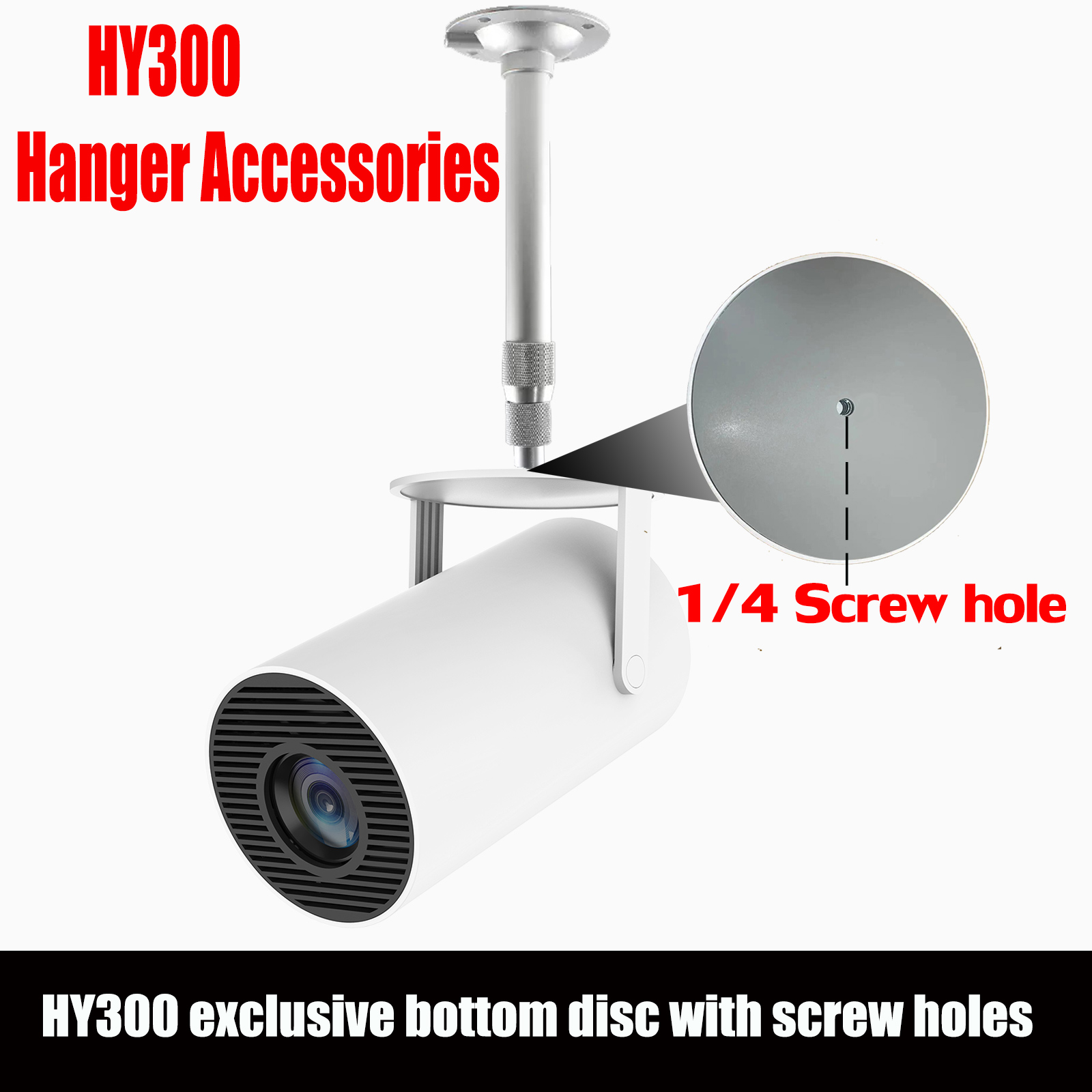 Home Cinema Screen - HY300 Projector Accessories Ceiling and Wall