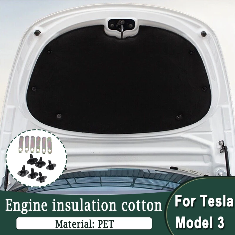 Noise Isolating Pad - For Tesla Model 3 Hood Engine