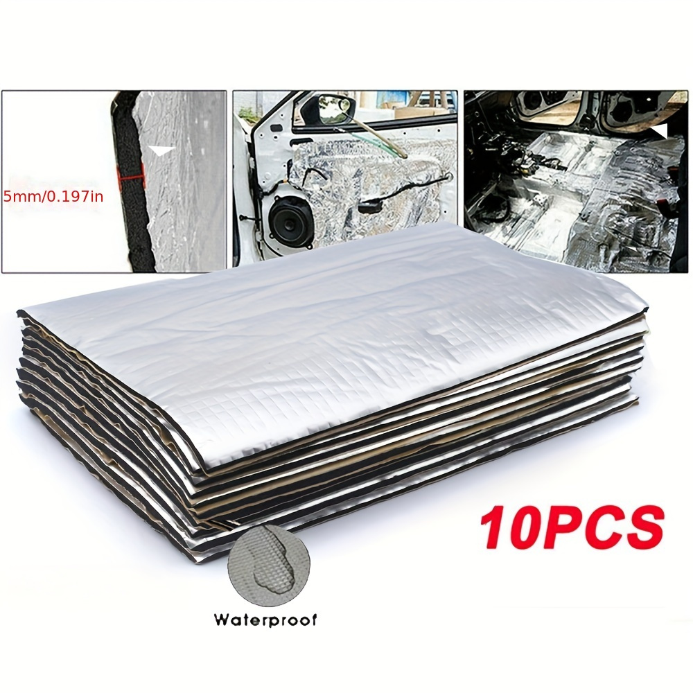 Noise Isolating Pad - Car Bonnet Soundproofing Mute Square Aluminium