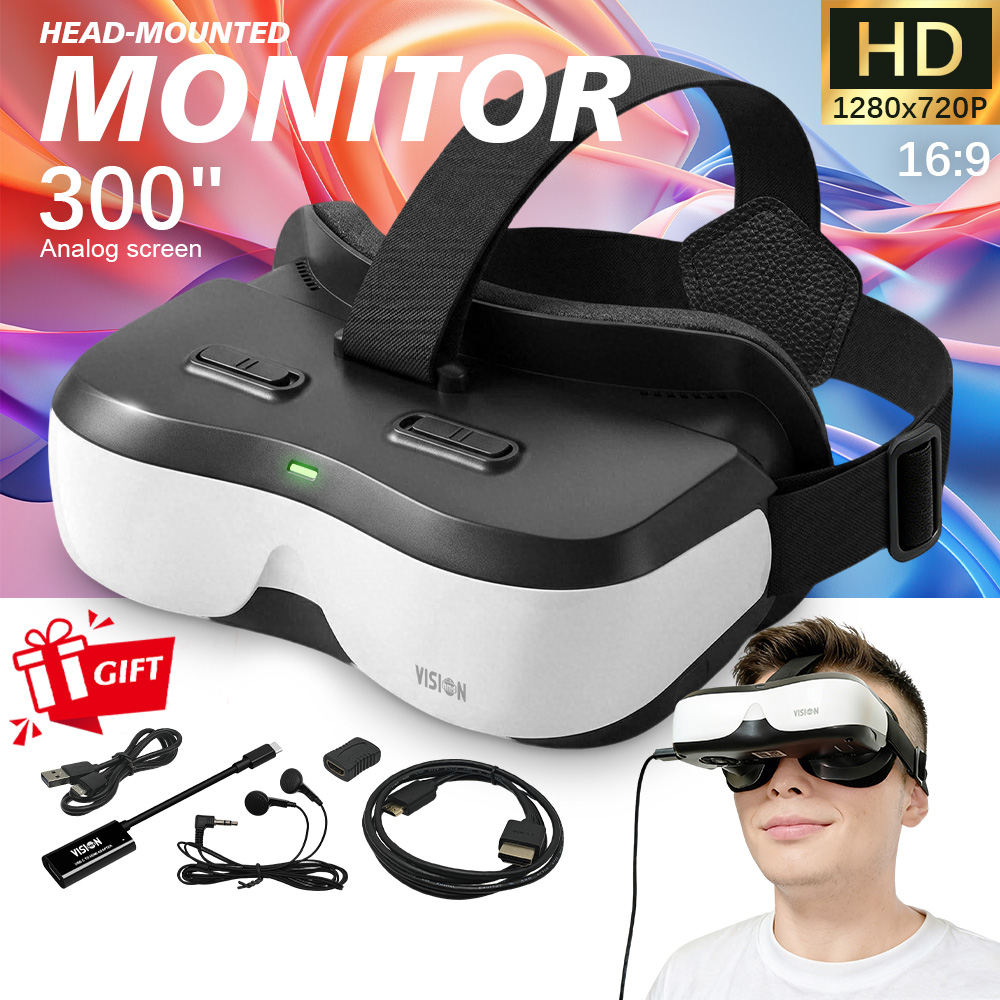 Portable Head Mounted Display  - Video Home Cinema ulasan dan harga