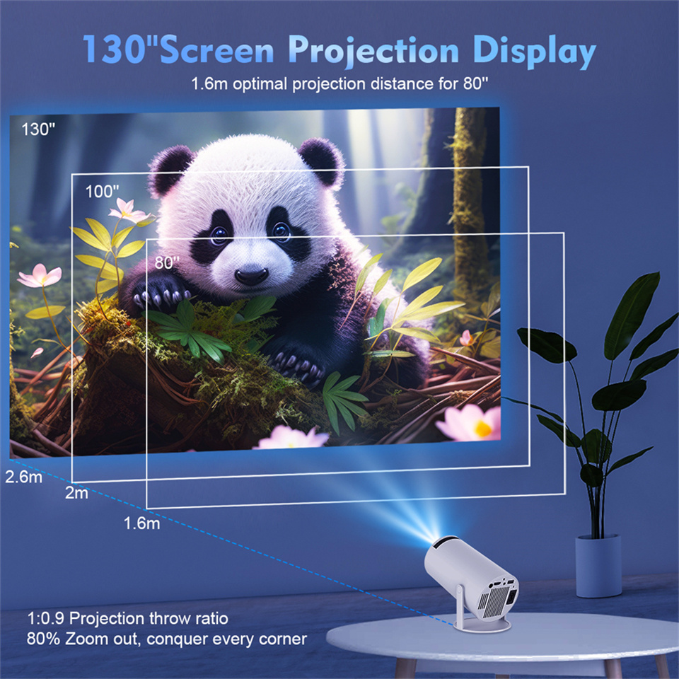 2026 New HY300 Projector 4K An - Home Cinema Gadgets ulasan dan harga