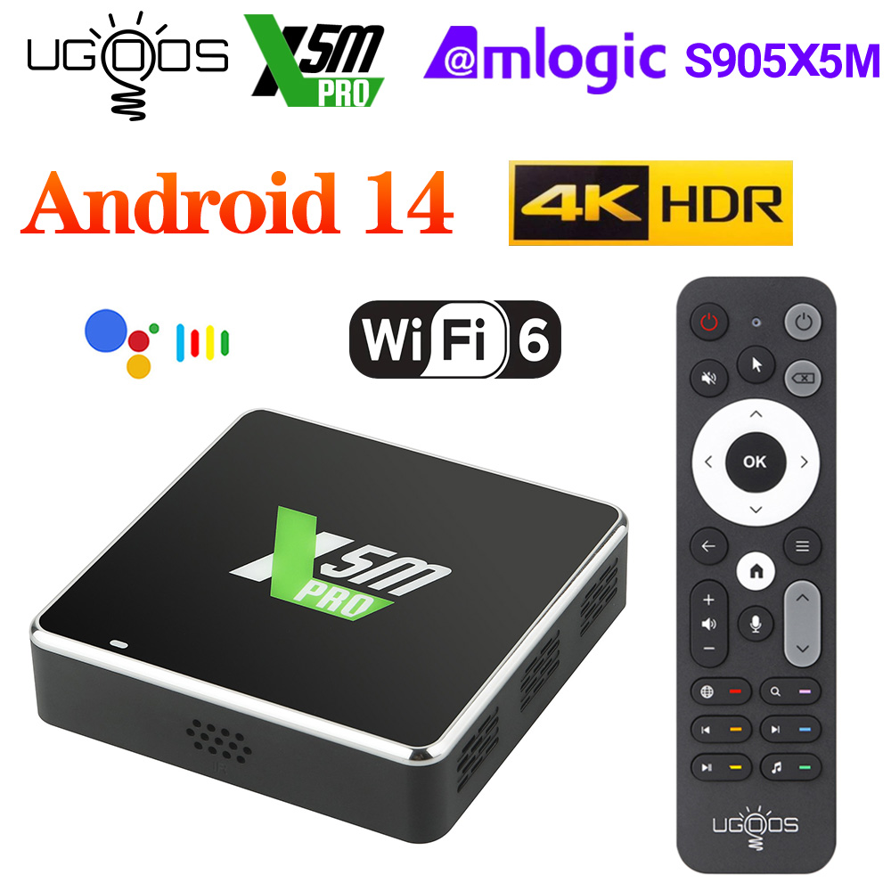 UGOOS X5M Pro Amlogic S905X5M  - Home Cinema Google ulasan dan harga