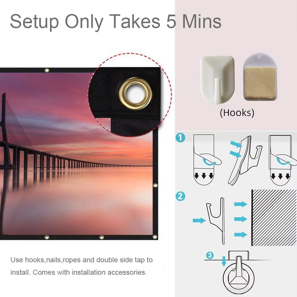 LEJIADA 4K Soft Screen Dual Si - Home Cinema Gadgets ulasan dan harga