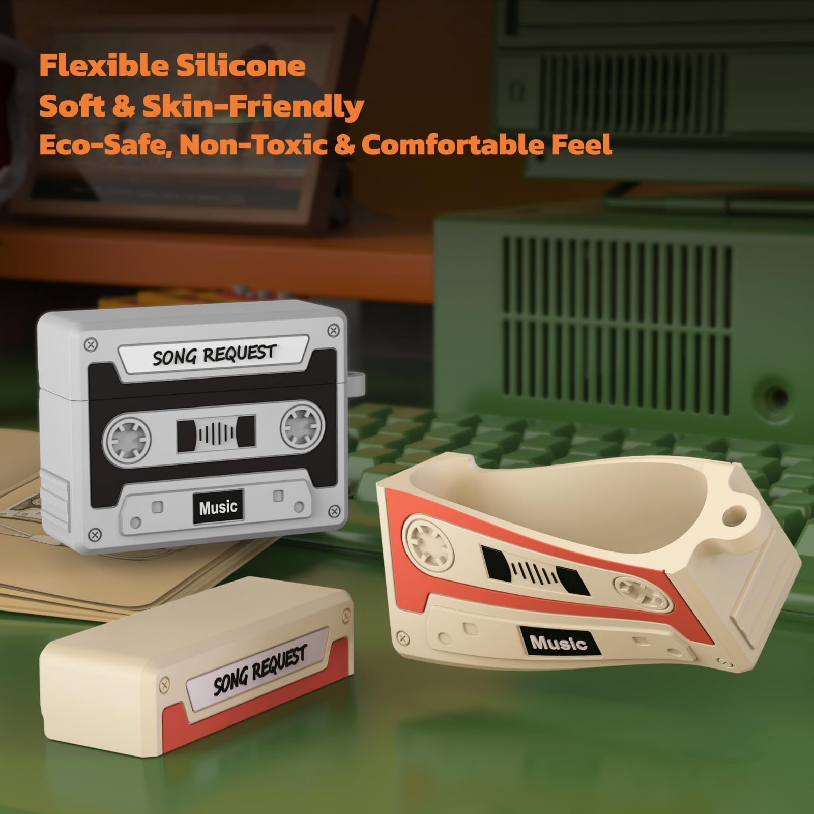 Retro Cassette Case For AirPod - Anker Speaker Soundcore Boom 2 ulasan dan harga