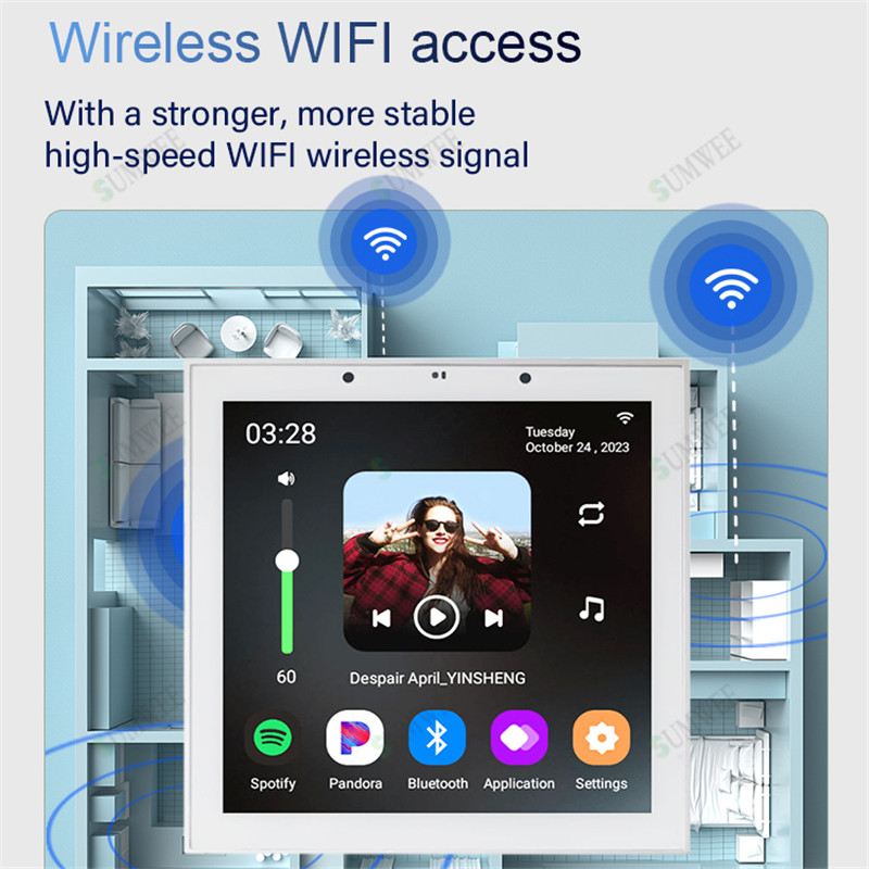 4 Inch Tuya Smart Home Set And - Home Cinema Gadgets ulasan dan harga