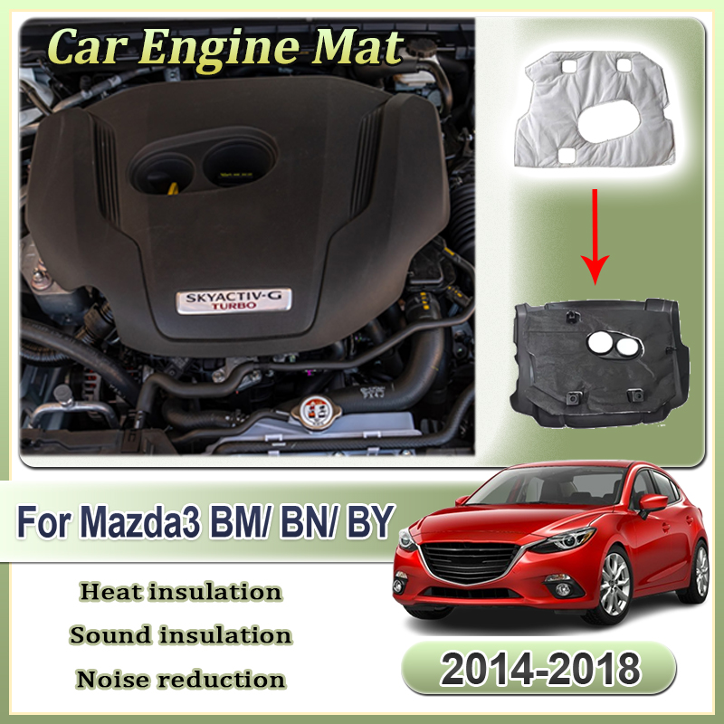 Car Engine Mat For Mazda3 Mazd - Noise Isolating Pad ulasan dan harga