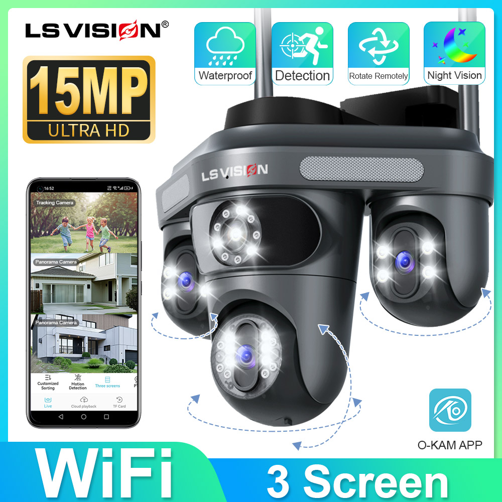 LS VISION Triple Screens Camer - Home Cinema Screen ulasan dan harga