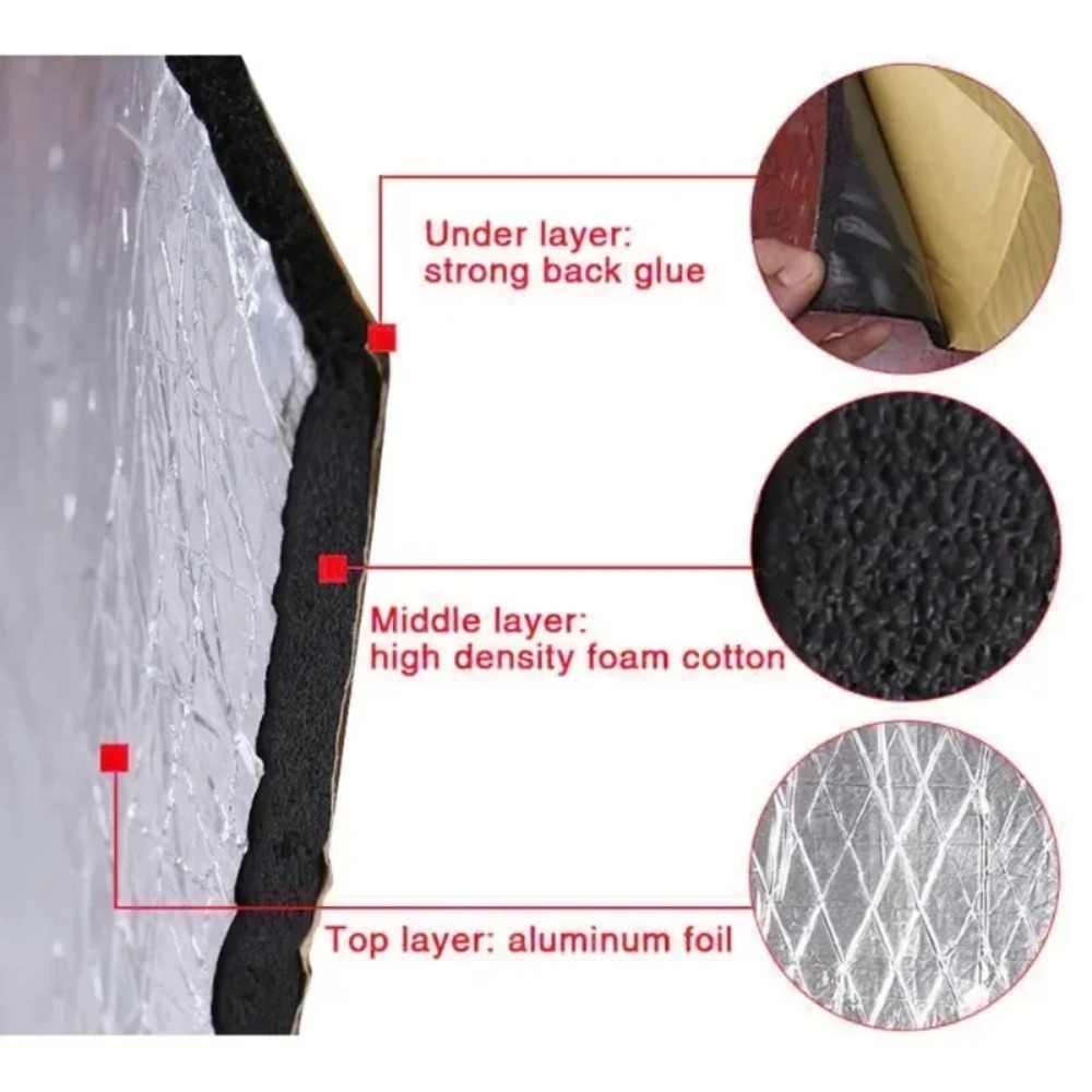 Extra Thick 20mm Car Sound Dea - Acoustic Foam Panel ulasan dan harga