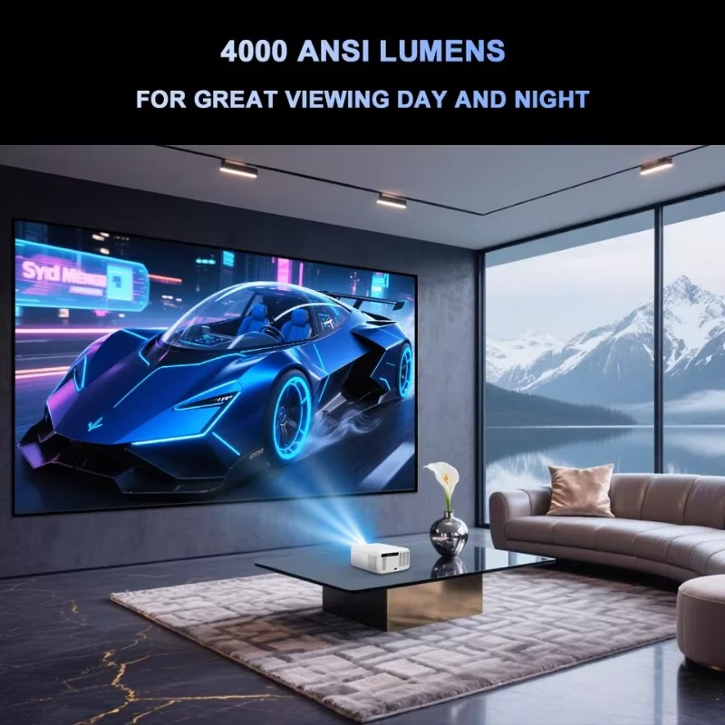 D10S Projector 4K V660 Chip 3+ - Video Home Cinema ulasan dan harga
