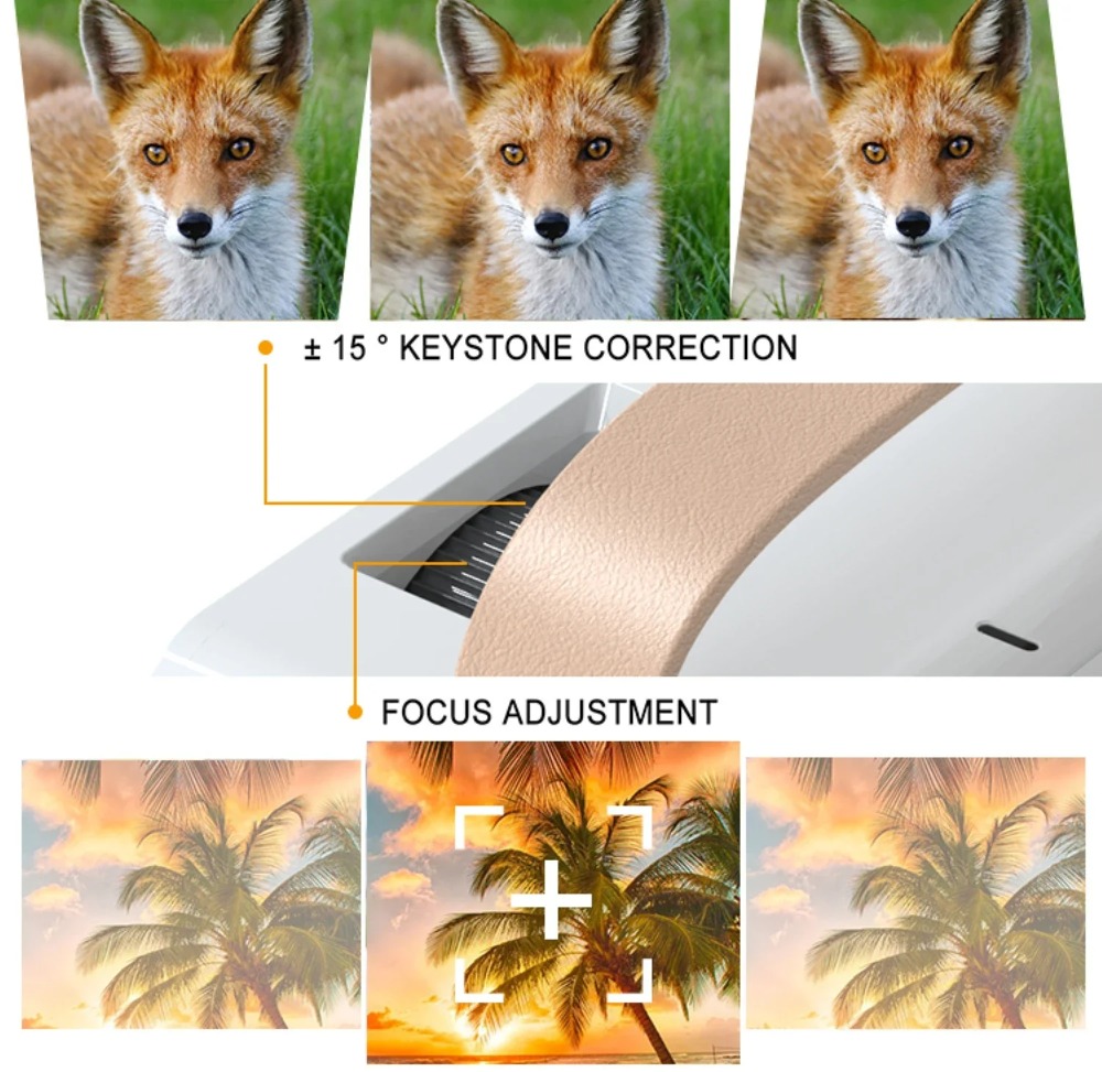Portable Smart 4K Projector Mi - Video Home Cinema ulasan dan harga