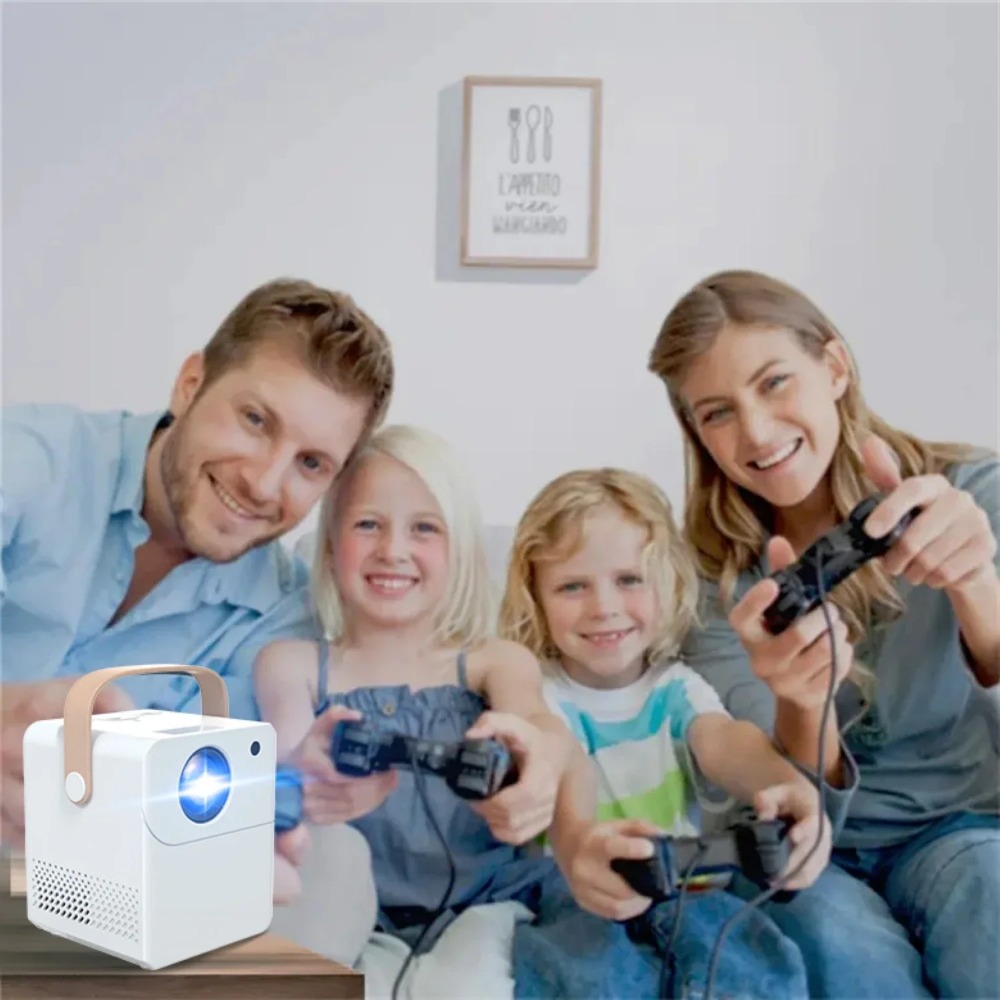 Portable Smart 4K Projector Mi - Video Home Cinema ulasan dan harga